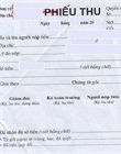 Biên lai thu tiền